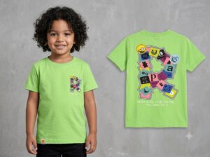 Kids' Premium Front & Back Print T-Shirt - Style 5