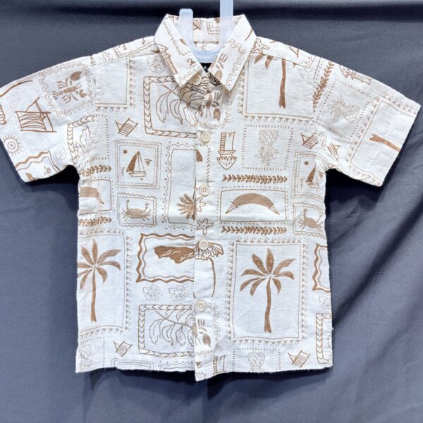 IMG_2453 Lightweight Summer Printed Shirt | Breathable Fabric for Kids