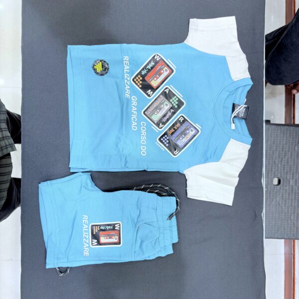 Boys Fashion Polo & Cotton Shorts Set | Smart Casual Look